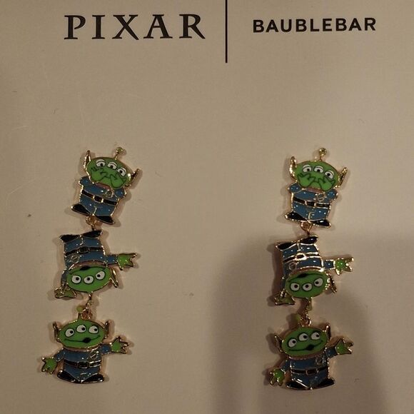 Disney Pixar BAUBLEBAR Toy Story Aliens Claw Machine Drop Earrings - Picture 7 of 7